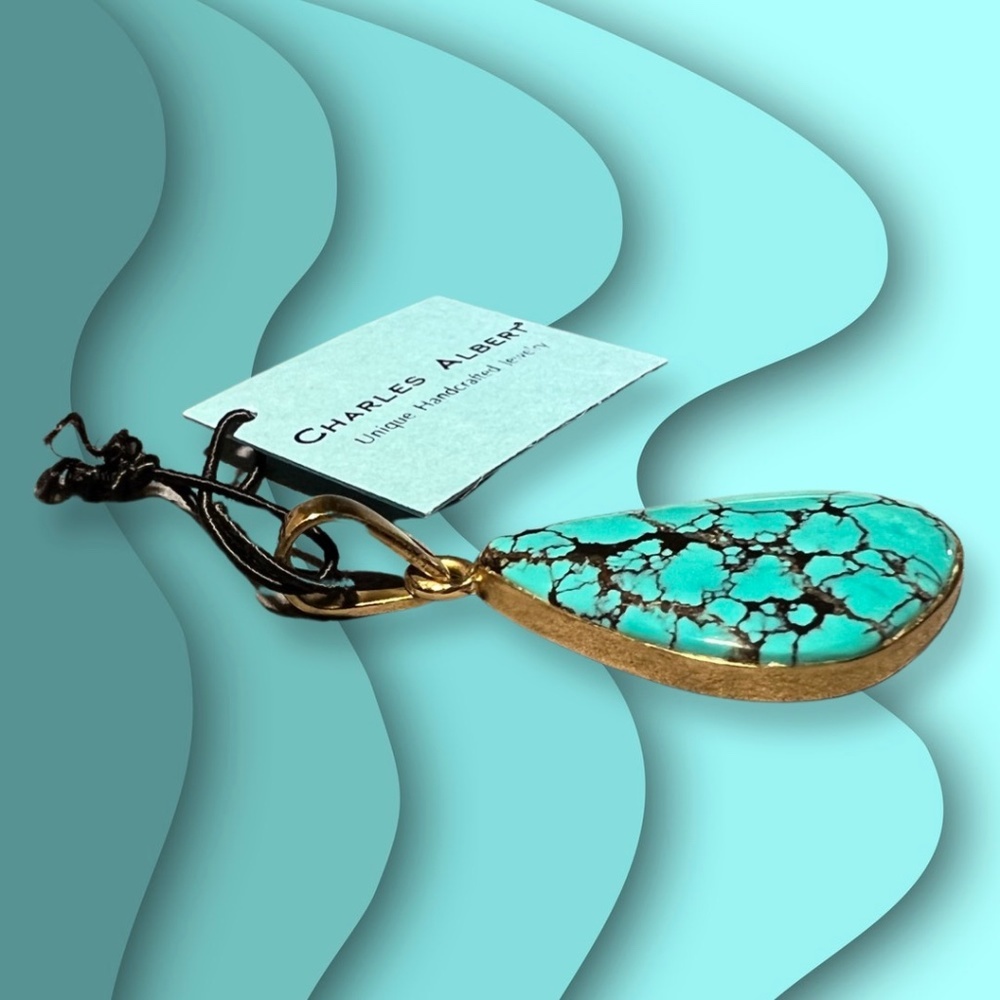 Charles Albert Alchemia Turquoise Pendant